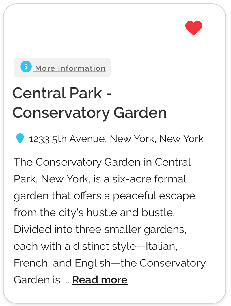 Centra Park Observatory Garden